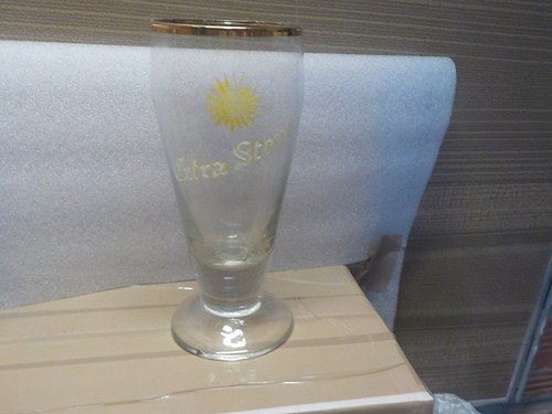 Verre ancien biere - ,
