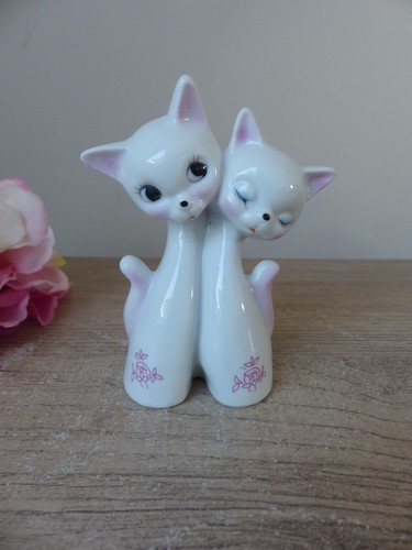 Vase duo chats - , céramique