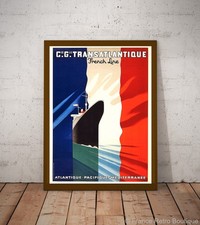 Transatlantique french line - french,