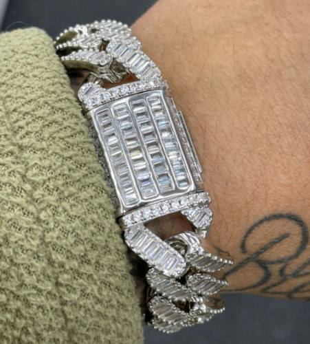 11ct baguette simulé - baguette, diamant