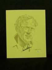 Masters Champion Arnold Palmer Signed Lithograph Sketch JSA Z06017