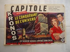 SCI FI/KRONOS/le conquerant de l'univers/F825/affiche belge