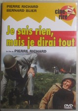 DVD JE SAIS RIEN MAIS JE DIRAI TOUT - Pierre Richard / Bernard Blier