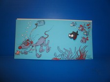 P'TILUC RAT'S Carte sérigraphiée + Pin's Piranha TL 200 Col!ection SAGGAY ~ 1990