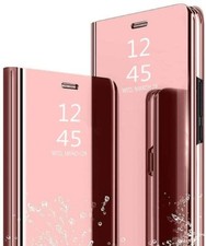 Coque Rabat Clear View+ Verre Trempé pour iPhone 12 Pro Max 6/7/8/XS/XR/11 Pro