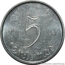 W1725 5 Centimes Epi 1964