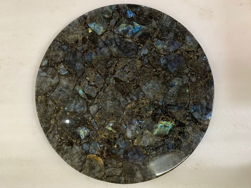 Table ronde labradorite - ronde,