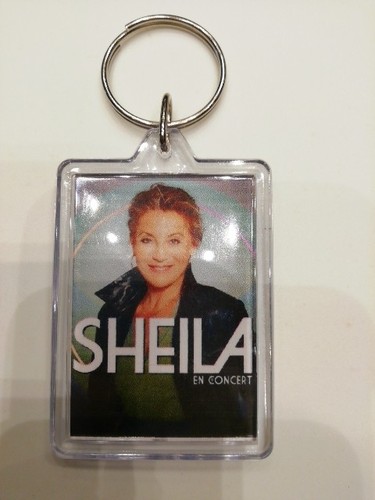 Sheila porte clés plastique - sheila, porte-clés