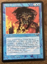 Magic MTG - Force de volonté / Force Of Will - Alliances - Ex - FR
