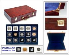 Look 1169-1187 valise monnaies Premium Noyer Design Pour 90 etuis numismatiques