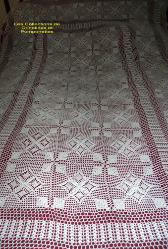 Dessus lit crochet - lit,