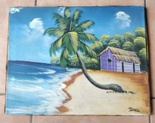 Tableau Sur Toile Signé Daniel 41 Cm Sur 32 Cm Collection Décoration Intérieure