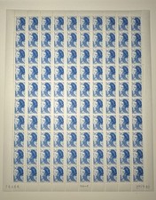 Timbre, YT N°2221, Marianne Liberté, Feuille de 100 Timbres, Neuf