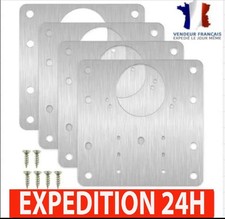 Kit Plaque Réparation Charnière Armoire – Fixation Charnière Porte Placard