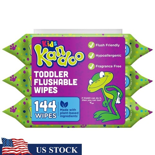 Flushable wipes kids - flushable,