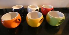 (1) PRADEL LOT DE 6 MUGS TASSE BOL RÉTRO CERAMIQUE EMAILLEE TASSE (15)