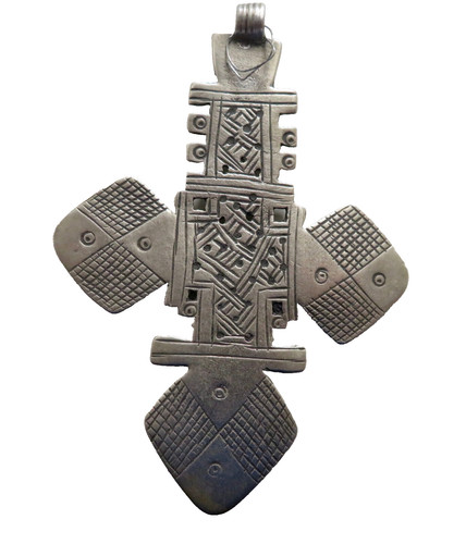 Ancienne croix copte - copte, en
