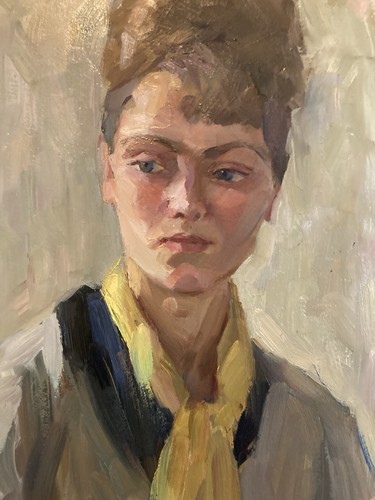 Oil painting 1960 russian - oil,