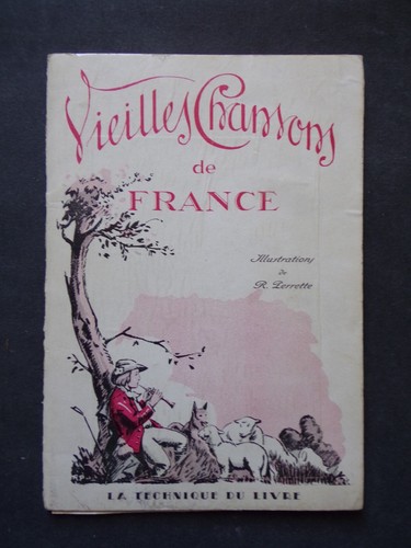 Album ancien vieilles chansons - vieilles,