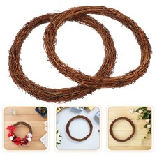  8 PCS Anneau De Lierre En Cercle Base Couronne Noel Vigne Naturelle D'artisanat