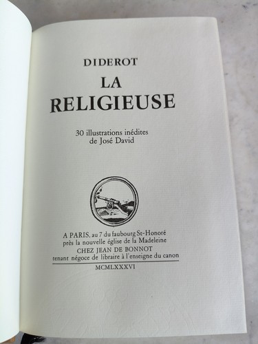 Diderot religieuse édition - diderot,