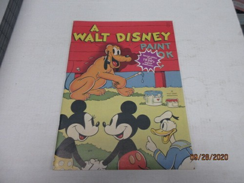 Walt disney paint book - a,