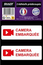 AUTOCOLLANT "CAMERA EMBARQUEE"