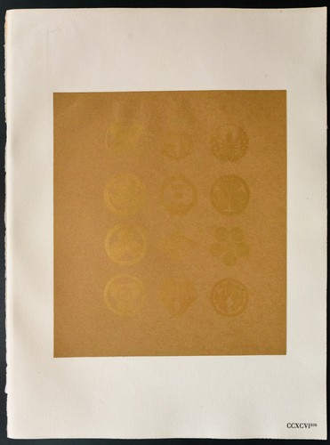 1926 lithographie armes - 1926, de