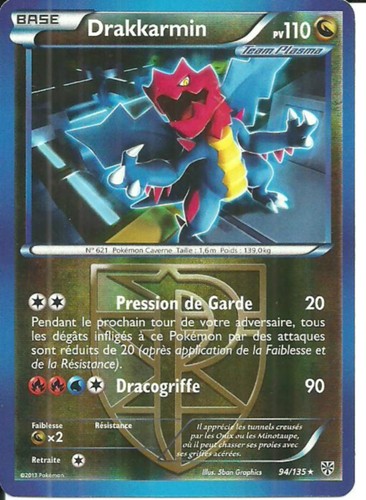 Carte pokemon drakkarmin - drakkarmin, pv