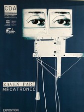 Zaven Paré — Mecatronic — affiche exposition au CDA d'Enghein-les-bains — 2016.