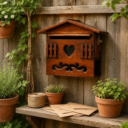 Boîte Aux Lettres En Bois