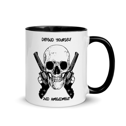 Defend yourself mug with color - mug,
