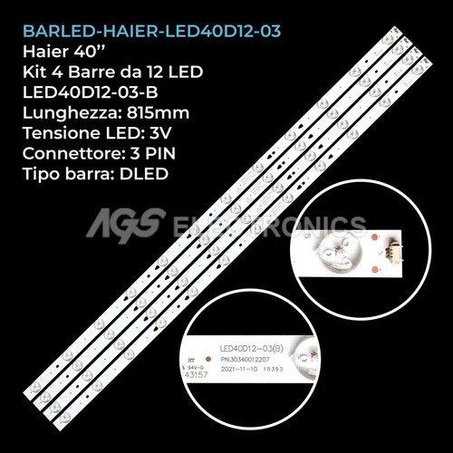 Kit barres led haier - 4,