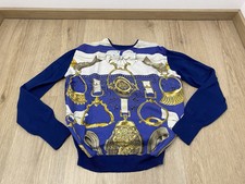 Pull Hermès En Soie Bleu