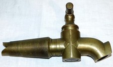 ANCIEN ROBINET BRONZE MASSIF DE VIGNERON TONNEAU OBJET DE METIER 2,1 Kg ! XIXème