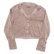 Chemise Imprimée Beige À