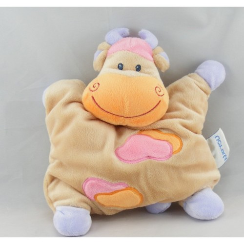 Doudou semi plat - girafe, vache