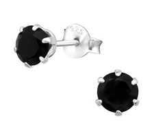Boucles d'oreilles Onyx noir
