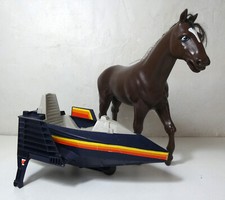 Lot Big Jim Mattel pour pièces ou à compléter Vaisseau Spatiale Cheval