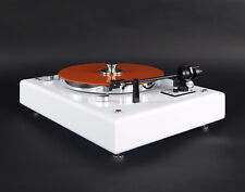 Platine Restaurée Thorens TD146 Blanche Et Orange Électrique
