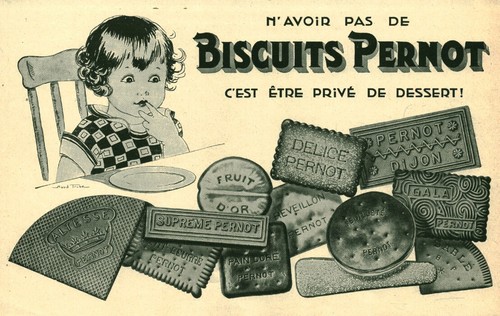 Publicité ancienne biscuits