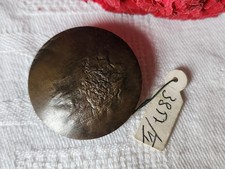 Gros bouton vintage en métal ombragé à pied joli 3 cm D4R