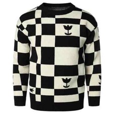 Pull Cardigan Homme Col Rond