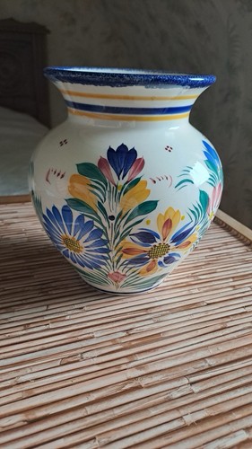 Beau vase faïence - vase, en