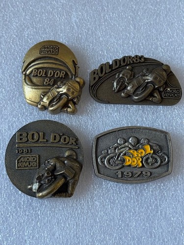 Insignes broches moto bol or - broches,