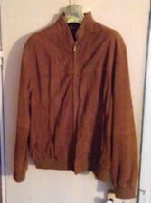 MAC DOUGLAS  blouson zippé daim fauve