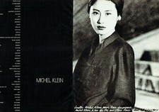 Publicité Advertising  1020 1987  lunettes Michel Klein (2p) par Andrew Paulson 