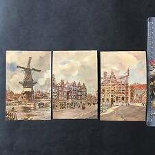 CACAO BLOOKER 3 CPA Carte Pub Hollande 1900 Anciens Holland Postcards