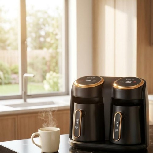 Cafetière filtre double - cafetière,