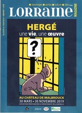 TINTIN (HERGE) AU CHATEAU DE MALBROUCK (LORRAINE MAGAZINE) 2019 superbe